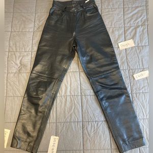 Womens Leather pants sz29